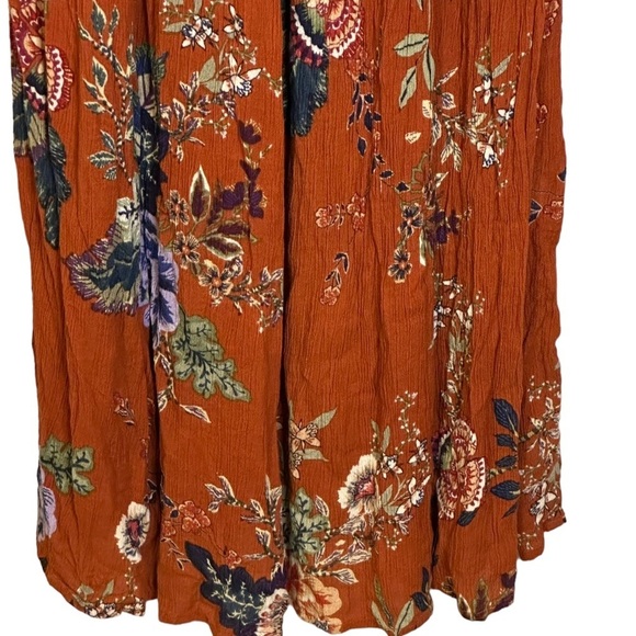 Altar’d State Merida Floral Smocked Off The Shoulder Maxi Dress Small #KA18432 - Picture 4 of 12